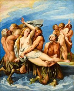 CESARI Bernardino 1571-1622,Tritonen und Satyrn rauben Nymphen,Lempertz DE 2019-11-16
