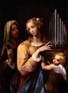 CESARI IL CAVALIER D'ARPINO Giuseppe 1568-1640,Santa Cecilia conl'organo portatile,,Bloomsbury Roma 2008-06-12