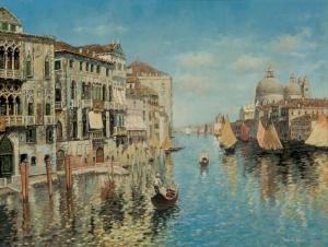CESARI Roberto 1949,Canal veneciano,Duran Subastas ES 2016-05-26
