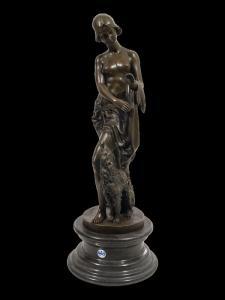 CESARO 1900-1900,Nude with Dog,20th,5th Avenue Auctioneers ZA 2018-06-10