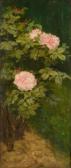 CESBRON Achille Théodore 1849-1915,Buisson de roses,Art Richelieu FR 2016-06-05