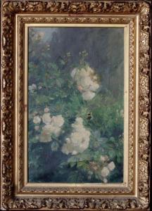 CESBRON Achille Théodore 1849-1915,Les roses blanches,Lombrail - Teucquam FR 2020-02-29