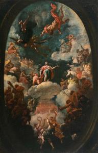 CESTARO Giacomo, Jacopo 1718-1778,Sketch for the ceiling of a palace,1757,La Suite ES 2024-03-07