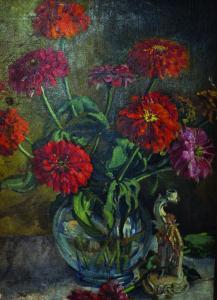CEUNIS Gerard,Still Life with Flowers in a Glass Vase,John Nicholson GB 2014-11-05