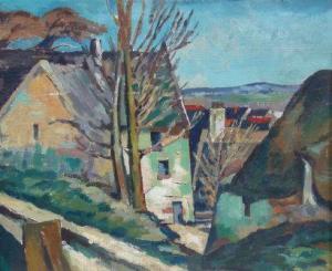 CEZANNE Paul 1839-1906,A village view,Dickins GB 2009-09-19