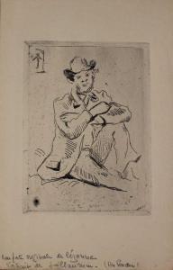 CEZANNE Paul 1839-1906,Portrait de Guillaumin au pendu,Ruellan FR 2017-02-18