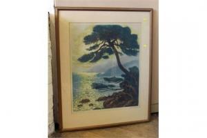 CHABAN Heran 1887-1939,Coastal scene with scots pine,Peter Wilson GB 2015-04-02