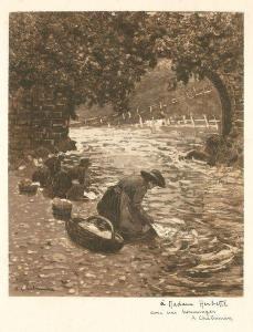 CHABANIAN Arsene 1864-1949,Lavoir,Aguttes FR 2012-05-11