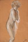 CHABAS Paul 1869-1937,Jeune fille nue,Thierry-Lannon FR 2021-05-07
