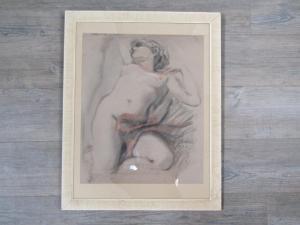 CHABLOZ Alfred 1866-1951,female nude study,1932,TW Gaze GB 2019-03-23