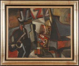 CHABRIER François 1916,A cubist jazz composition,Kamelot Auctions US 2019-01-12
