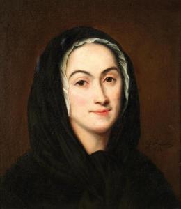 CHABRILLAC Charles Raymond 1804,Portrait de femme à l,1842,AuctionArt - Rémy Le Fur & Associés 2021-11-23