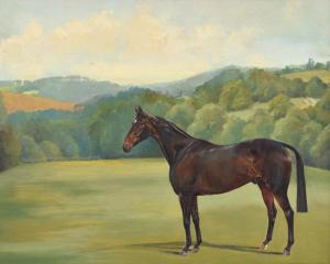 CHADBURY M.E,Portrait of a horse in a summer landscape,1962,Tennant's GB 2021-05-22