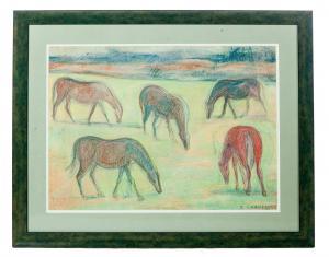 CHADEAYNE robert osborne 1897-1981,Horses at pasture,Garth's US 2019-09-07