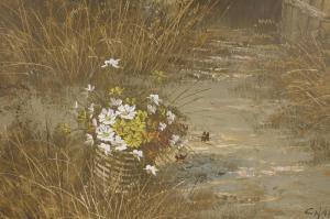 CHADWICK Arthur,A Flash of Flowers Amongst the Sun Drenched Summer,Crow's Auction Gallery 2019-07-31