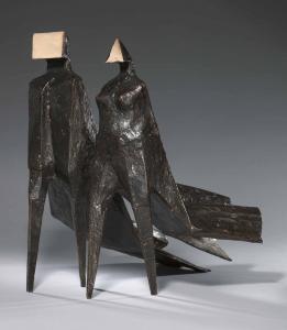 CHADWICK Lynn 1914-2003,Cloaked Couple IV,1984,Christie's GB 2017-11-22
