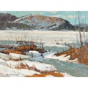 CHADWICK Robert Lee 1905-1971,Winter landscape,Butterscotch Auction Gallery US 2023-11-19