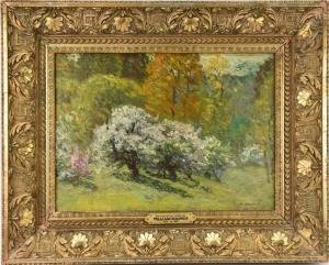 CHADWICK William 1879-1962,Old Lyme Conn. Spring Blossoms,Hood Bill & Sons US 2022-04-05
