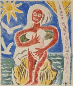 CHAFFEE Oliver Newberry 1881-1944,Sun Goddess, or Venus of Provincetown,1941,Grogan & Co. 2019-05-08