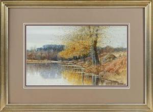 CHAFFEE Samuel R 1850-1920,Autumn on the river,Eldred's US 2021-06-11