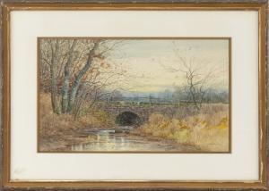 CHAFFEE Samuel R 1850-1920,Bridge over a brook,Eldred's US 2019-08-01