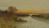 CHAFFEE Samuel R 1850-1920,Sunset on the marsh,Eldred's US 2008-07-30