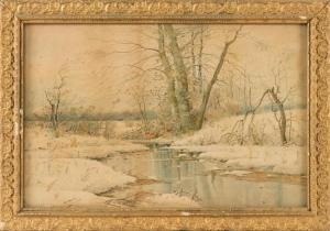CHAFFEE Samuel R 1850-1920,Winter landscape,Eldred's US 2017-11-18