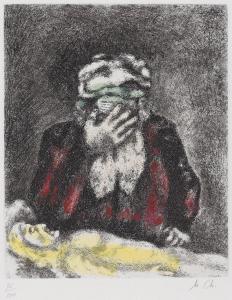 CHAGALL Marc 1887-1985,Abraham pleurant Sara,1958,Palais Dorotheum AT 2014-06-04