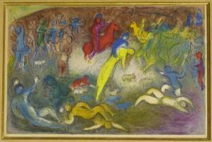CHAGALL Marc 1887-1985,CHLOE IS CARRIED OFF BY THE METHYMNEANS,1961,William Doyle US 2003-11-11