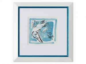 CHAGALL Marc 1887-1985,Engel auf blauem Grund,1969,Auctionata DE 2016-09-28