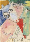 CHAGALL Marc 1887-1985,Etude pour 'Moi et le village',1911,Christie's GB 2025-05-13