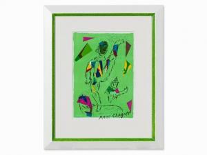 CHAGALL Marc 1887-1985,L’’acrobate vert,1979,Auctionata DE 2016-09-28