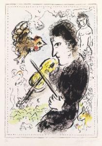 CHAGALL Marc 1887-1985,Le Violiniste au Coq,1982,Farsetti IT 2013-05-31