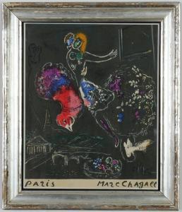CHAGALL Marc 1887-1985,NIGHT IN PARIS,1954,Lots Road Auctions GB 2025-08-10