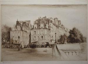CHAHINE Edgar 1874-1947,Les maisons du Pont-Neuf,1931,Rossini FR 2018-12-04