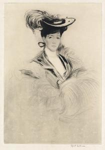 CHAHINE Edgar 1874-1947,Mademoiselle Noyes,1904,Swann Galleries US 2014-09-23