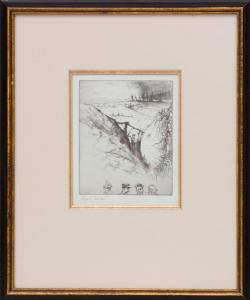 CHAHINE Edgar 1874-1947,PAYSAGE DE GUERRE,1930,Stair Galleries US 2017-06-24