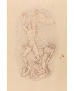 CHAIKOV Josef,The Avenger [Preparatory Drawing for a Sculpture],Shapiro Auctions 2017-05-31