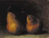 CHAIX Auguste 1860-1922,Pears on a table; and Oranges on a table, one half,Christie's GB 2001-01-18