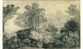 CHAIX Louis 1740-1811,paysage classique,Tajan FR 2005-03-16