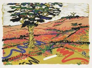 CHAKI Yehouda L 1938,Untitled - Landscape 2030 #71/100,Levis CA 2023-03-11