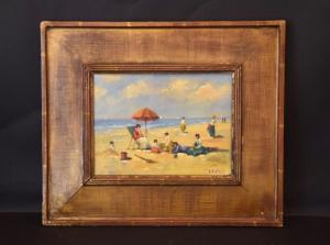 CHALET Andre 1954,Beach scene,Hood Bill & Sons US 2019-10-29