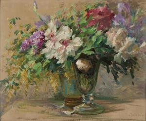 CHALEYE Jean 1878-1960,Nature morte au vase fleuri,Mercier & Cie FR 2024-04-07