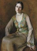 CHALIAPIN Boris 1904-1979,PORTRAIT OF OLGA SPESIVTSEVA,1932,Sotheby's GB 2012-11-27
