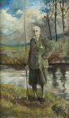 CHALMERS E,Lord Stourton fishing The South Esk,1933,Bonhams GB 2012-11-29