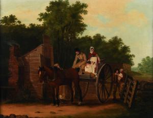 CHALON John James 1778-1854,The Toll Gate,Bellmans Fine Art Auctioneers GB 2023-10-10