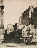 CHAMBERLAIN Samuel 1895-1975,Manhattan Old and New,1929,Rachel Davis US 2017-03-25