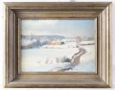 CHAMBERLAIN Trevor 1933,Sunlight on a snow covered landscap,1990,Bellmans Fine Art Auctioneers 2023-01-17