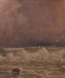 CHAMBERS George W. 1857-1897,SEASCAPE,Stair Galleries US 2018-03-02