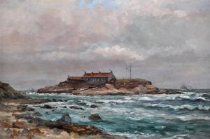 CHAMBERS John 1852-1928,Bait Island (later St. Mary's Island),Anderson & Garland GB 2018-09-04